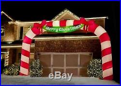 LAST ONE! GIANT 23 ft Christmas DRIVEWAY Candy Cane Arch Airblown Inflatable