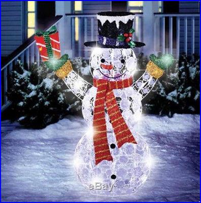 LEDSNOWMEN CHRISTMAS GIFT YARD OUTDOOR LGHTED DECORATION,