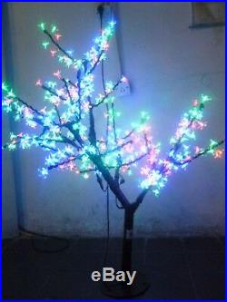 LED Cherry Blossom Tree Christmas Light 264 LEDs 40 Height RGB Changing Color