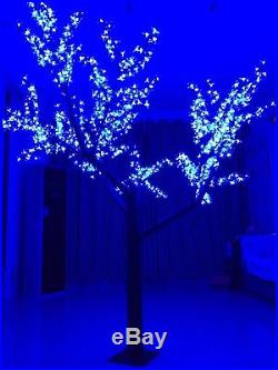 LED Christmas cherry blossom tree light with 6.5ft height 864LEDs multi-colored