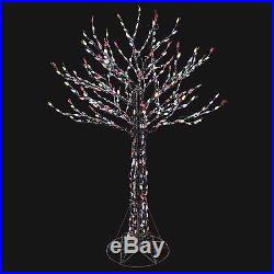 LED Deciduous Tree Sculpture with Multi-Color Lights Christmas Decor 6 ft