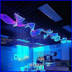 LED Fiber Optic Mesh Light Kits for Ceiling Wall 6.6 Yards (6 meters) mesh