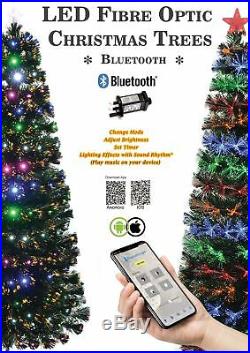 LED Fibre Optic Smart Christmas Tree Bluetooth Xmas Home Decorations Lights
