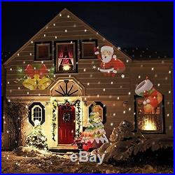 LED Laser Halloween and Christmas Holiday Lights Projector for Outdoors