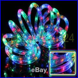 LED Lichterschlauch Lichtschlauch multicolor bunt 2-50m mit 8 Blinkfunktion