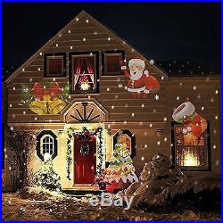LED Light Projector Snowflake Decoration Party Christmas Holiday Xmas Santa Star