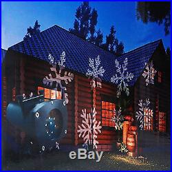 LED Light Projector Snowflake Decoration Party Christmas Holiday Xmas Santa Star