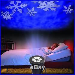LED Light Projector Spotlight Snowflake White Party Christmas Holiday Decor Xmas