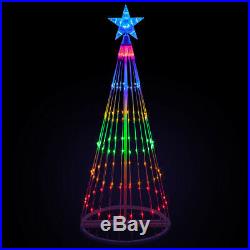 LED Light Show Cone Christmas Tree Outdoor Christmas Decoration, 14 Functions