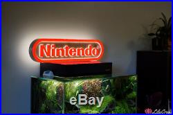 LED Lightbox Advertising Sign. Custom Personalised LED Signs. Nintendo Sign