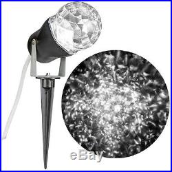 LED Lightshow Projection Kaleidoscope White Christmas Swirling Lights Case of 12