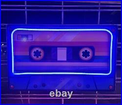 LED Neon Sign Wall Art Retro Cassette Gifts Tape Music Boombox 80's baby Classic