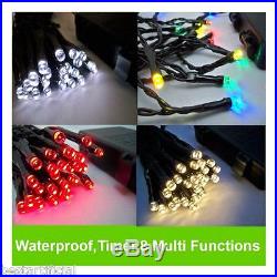 LED Outdoor WATERPROOF Battery Christmas Lights String Fairy Timer 8 Functions