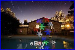 LED Snowflake Projector Xmas Light Outdoor Landscape Garden Party Wedding Lamp