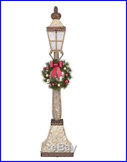 LED Street Lamp Indoor/Outdoor Glitter Gold Christmas Lamp Post 6ft (1.83m) 120