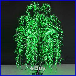 LED Willow Tree Light 945pcs LEDs Bulbs 1.8M/6FT Green Color Rainproof Indoor