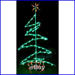 LED ZIG ZAG TREE DECORATION holiday seasonal Christmas Winter decor ornament