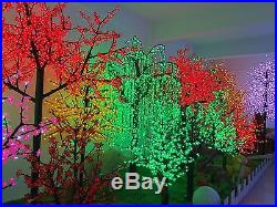 LED artificial maple tree christmas tree light 5ft636LEDs for outdoor decor