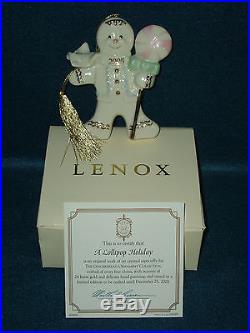 Lenox 2005 Gingerbread Christmas Ornament / New