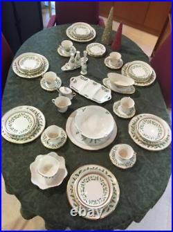 LENOX Christmas HOLIDAY DEMENSION Dishes LARGE SET 105 pieces! Retail $3,600