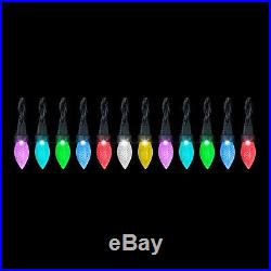 LOT 4 Gemmy LightShow AppLights 24-Light LED Multi-color C9 Shape String Light