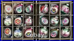 LOT OF 18 VINTAGE (I THINK ARE 1940s DESIGN) SHINY BRITE CHRISTMAS ORNAMENTS 3