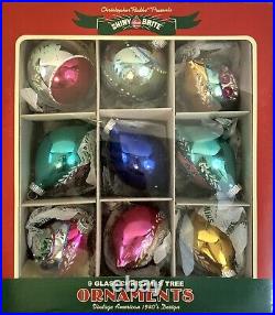 LOT OF 18 VINTAGE (I THINK ARE 1940s DESIGN) SHINY BRITE CHRISTMAS ORNAMENTS 3