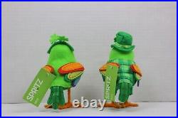 LOT OF 2 NWT Spritz Fabric Birds Laddie & Lucky 2020 St. Patrick’s Day