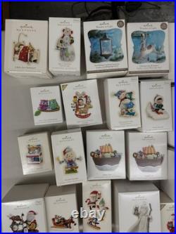 LOT OF 36 Hallmark KEEPSAKE CHRISTMAS ORNAMENTS LIGHT, SANTA, MAGIC, BALLS