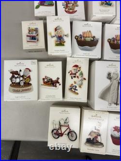 LOT OF 36 Hallmark KEEPSAKE CHRISTMAS ORNAMENTS LIGHT, SANTA, MAGIC, BALLS
