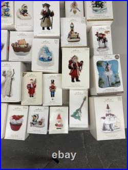 LOT OF 36 Hallmark KEEPSAKE CHRISTMAS ORNAMENTS LIGHT, SANTA, MAGIC, BALLS