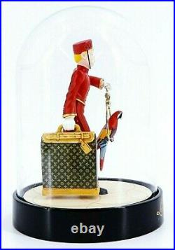 LOUIS VUITTON Snow Globe Dome Page Porter Bell Boy Ornament Novelty 2012 withBox