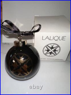 Lalique festive decorative ball. Collectible. Still in original box
