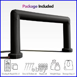 Large 21Ft Square Inflatable Arch with built-in blower Black
