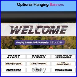 Large 21Ft Square Inflatable Arch with built-in blower Black