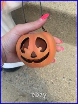 Large Ghost With Hat, Bat, And Pumpkin Bucket Decor TikTok Viral Halloween