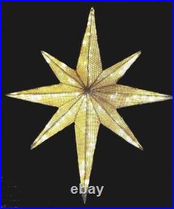 Large Lighted Outdoor Star 42 Gold 70 LED Lights Christmas Decoration New