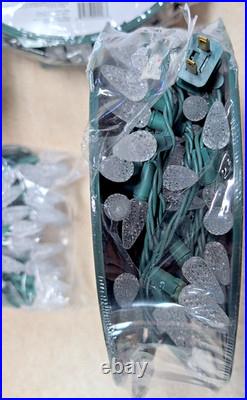 Large Lot Of GE Christmas LED Lights 5 Sets of 150