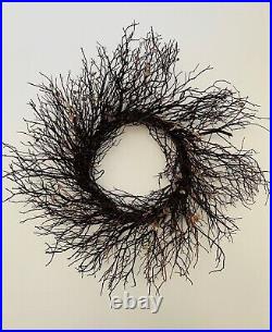 Large Manzanita Wreath 38 indoor focal point, nature, handcrafted, metal frame