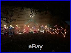 Large Nativity scene Outdoor Lighted Decoration Christmas Holiday