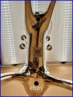 Large Silver Plate Pottery Barn Reindeer Candelabra 10 Points Stands 20 Tall