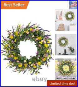 Large Spring Wreaths for Front Door 28 Inch Artificial Spring Wreath Summer F Large Spring Wreaths for Front Door 28 Inch Artificial Spring Wreath Summer F