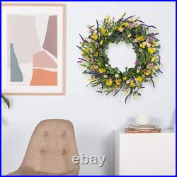Large Spring Wreaths for Front Door 28 Inch Artificial Spring Wreath Summer F Large Spring Wreaths for Front Door 28 Inch Artificial Spring Wreath Summer F