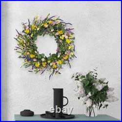 Large Spring Wreaths for Front Door Artificial Spring Wreath Summer 28 Inch