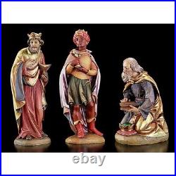Large Val Gardena Three Wise Men Nativity Scene Statue Replacement Piece 32 In