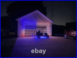 Large light up American flag net light 10ft by 20ft