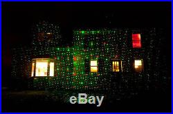 Laser Christmas Lights (Professional Grade) Red & Green weatherproof withremote