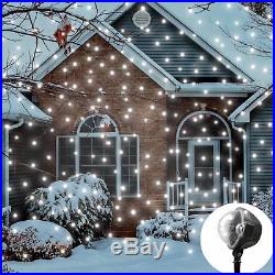 Laser Light Projector Outdoor LED Waterproof Falling Snow Christmas Decoration