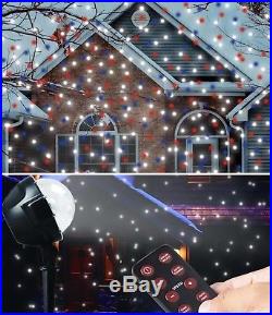 Laser Light Projector Outdoor LED Waterproof Falling Snow Christmas Decoration