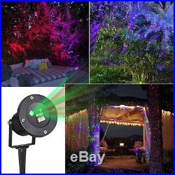 Laser Light Projector Solar Outdoor LED Waterproof Garden Lights Party Decor